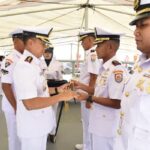 Dansatban Koarmada II Pimpin Sertijab Komandan KRI Soputan-923 Dan Komandan KRI Arung Samudera